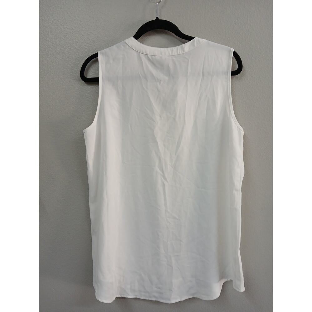 Bettsays sleeveless white blouse womens large - Picture 5 of 8